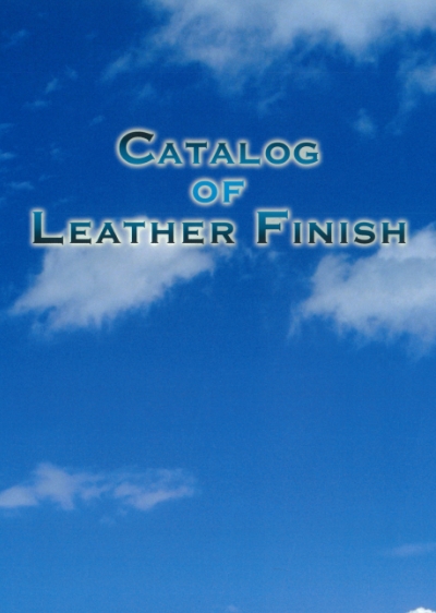 Catalog of finishing agent for natural leather
